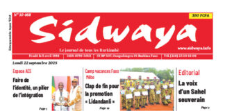 Une Sidwaya du 22-09-2025