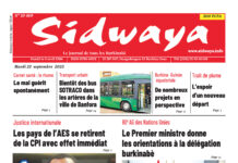 Une Sidwaya du 23-09-2025