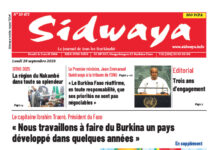 Une Sidwaya du 29-09-2025