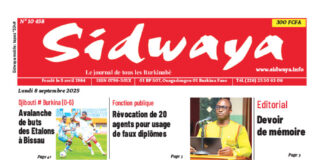 Une Sidwaya du 08-09-2025
