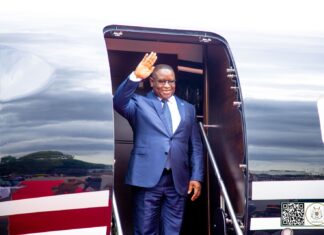 Visite officielle au palais de Koulouba: fin de séjour du Président Julius Maada BIO à Ouagadougou