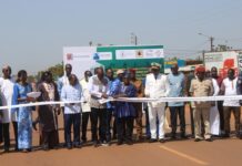 Route Sakoinsé-Koudougou: le Premier ministre ouvre officiellement la voie à la circulation