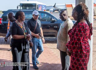 Visite des Afro-descendants au Burkina Faso: la délégation accueillie à l’aéroport de Ouagadougou
