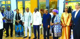 Université Joseph-Ki-Zerbo: la Banque mondiale visite la bibliothèque universitaire centrale rénovée