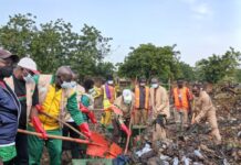Programme national de volontariat au Burkina Faso: les volontaires assainissent l’arrondissement 1 de Ouagadougou