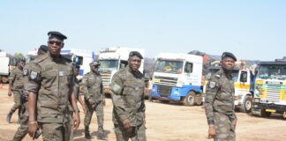 Célérité dans le traitement des déclarations en Douane : un site de stationnement des camions de marchandises aménagé à Koubri