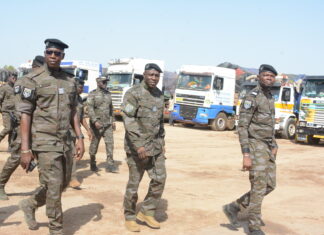 Célérité dans le traitement des déclarations en Douane : un site de stationnement des camions de marchandises aménagé à Koubri