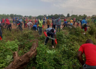 Engagement patriotique et participation citoyenne: une journée de salubrité au profit du CHU de Tengandogo