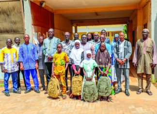 Conducteurs et transporteurs tombés du fait du terrorisme: la Présidence du Faso offre des kits scolaires à 187 orphelins