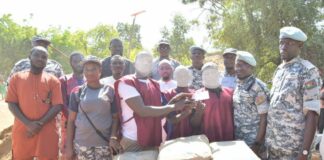 Faso Mêbo: les pensionnaires de la prison de haute sécurité donnent une tonne de ciment