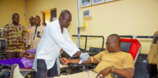 Soutien aux blessés en opération : Les travailleurs de la SONASP donnent de leur sang