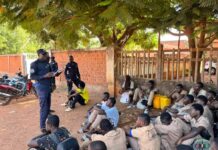 Opération de sécurisation autour des lycées à Bobo: 77 élèves interpellés et sensibilisés
