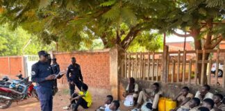 Opération de sécurisation autour des lycées à Bobo: 77 élèves interpellés et sensibilisés