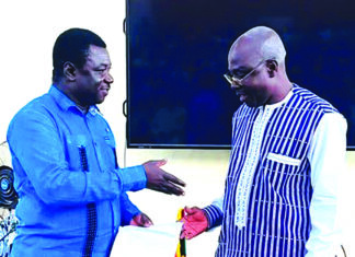 Centre hospitalier universitaire de Pala: le DG Ounanlini Thiombiano installé dans ses fonctions