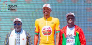 Tour du Faso 4e étape: le Malien Diamouténé vainqueur à Diébougou, Paul Daumont intouchable en Jaune