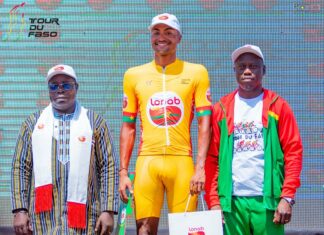 Tour du Faso 4e étape: le Malien Diamouténé vainqueur à Diébougou, Paul Daumont intouchable en Jaune