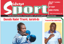 Une Sidwaya Sport du 07-10-2025