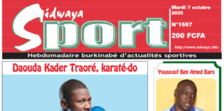 Une Sidwaya Sport du 07-10-2025