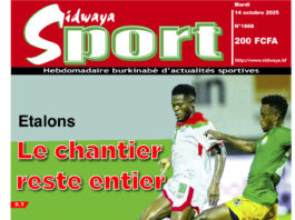 Une Sidwaya Sport du 14-10-2025