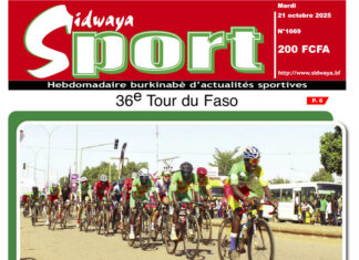 Une Sidwaya Sport du 21-10-2025