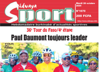 Une Sidwaya Sport du 28-10-2025