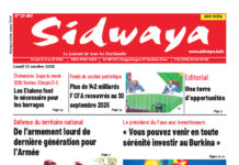 Une Sidwaya du 13-10-2025