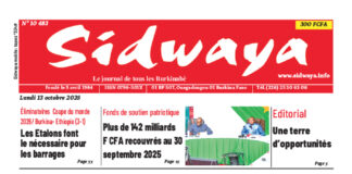 Une Sidwaya du 13-10-2025