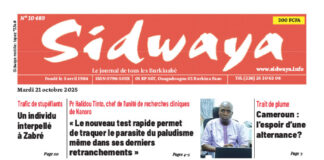Une Sidwaya du 21-10-2025