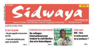 Une Sidwaya du 23-10-2025