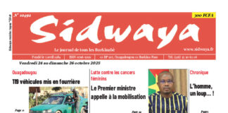 Sidwaya du 24 au 26-10-2025