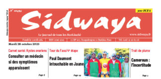 Une Sidwaya du 28-10-2025