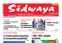 Une Sidwaya du 08-10-2025