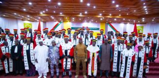 Rentrée judiciaire 2025-2026: Le Président du Faso à l’audience solennelle