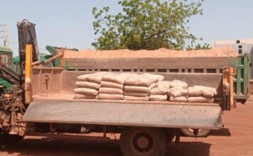 Faso Mêbo à Dédougou : Quatre tonnes de ciment et des agrégats pour l’initiative présidentielle