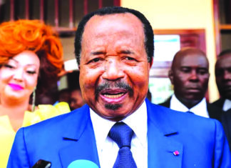 Election présidentielle au Cameroun: Biya vainqueur, selon des résultats provisoires