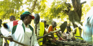 Initiative Faso Mêbo : la communauté nigérienne fait un don de 10 tonnes de ciment Ouagadougou, le 06 octobre 2025