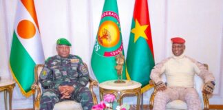 Coopération Burkina Faso -République du Niger : Visite de courtoisie du Président TIANI au Président TRAORÉ