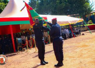 Bobo-Dioulasso : le Lieutenant-colonel Mamadou GO prend le commandement du 2e Groupement d’Incendie et de Secours