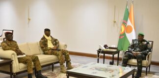 Opérationnalisation de la Force unifiée de l’AES: les ministres de la Défense font le point au Président Abdourahamane Tiani