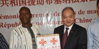 Coopération sanitaire sino-burkinabè: la Chine offre du matériel et des consommables médicaux de 120 millions F CFA