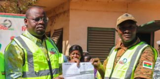 Initiative présidentielle Faso Mêbo: le ministère en charge de la Justice offre un appui de 22,6 millions F CFA