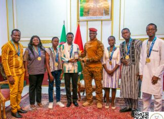 First Global Challenge 2025: les lauréats félicités par le capitaine Ibrahim Traoré