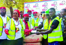 Initiative présidentielle Faso Mêbo : les Afrodescendants apportent 23 tonnes de ciment