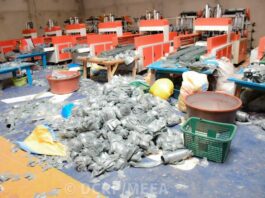 Une unité de production clandestine de sachets plastiques dementelée: