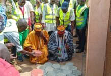 Faso Mêbo dans le Nando: les activités de pavage des rues officiellement lancées