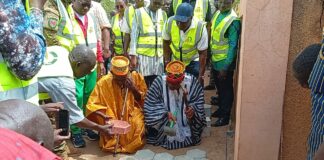 Faso Mêbo dans le Nando: les activités de pavage des rues officiellement lancées