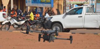 Accidents de circulation routière: la Police nationale teste son dispositif de constat par drones