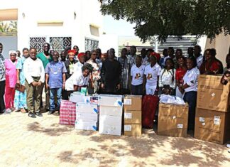 CHU de Bogodogo: les Afrodescendants offrent du matériel et des équipements médicaux
