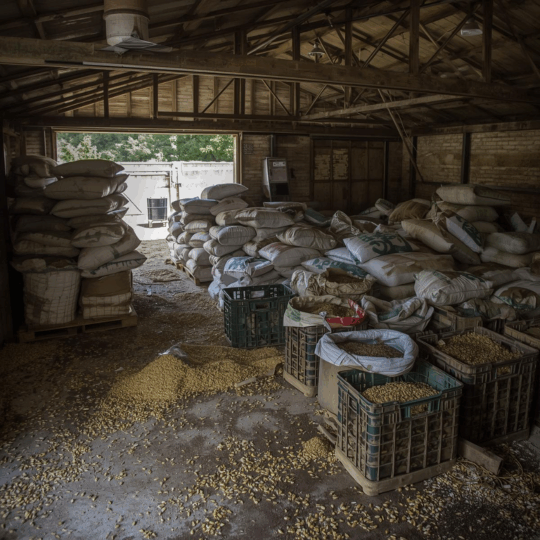 200 sacs d’aliments périmés et 600 sacs en reconditionnement douteux : la BMCRF démantèle un magasin clandestin à Kalgondé