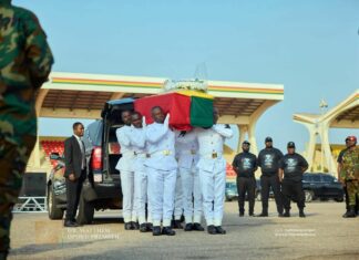 Obsèques de l’ancienne Première Dame Nana Konadu Agyeman-Rawlings: le Burkina Faso solidaire du peuple ghanéen